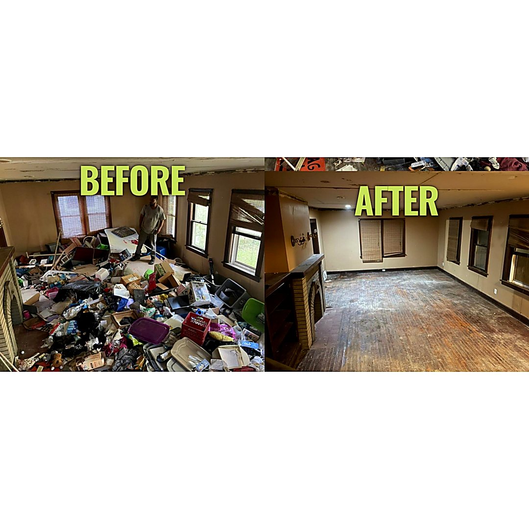 Property Cleanup — Full property debris removal and haul-away.